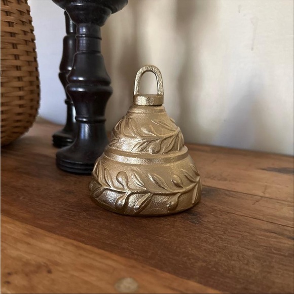 Studio McGee Cast Brass Bell Figural - Threshold - Picture 4 of 6